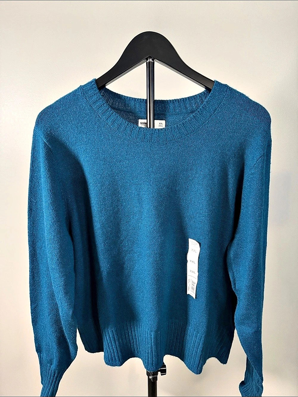 Sonoma Crew Neck Sweater in Blue Size XXL NWT